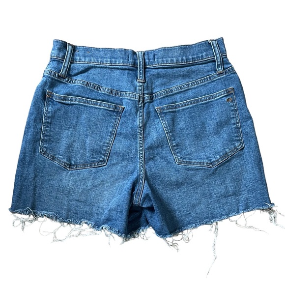 Madewell High-Rise Exposed Button Front Denim Shorts - Picture 3 of 7